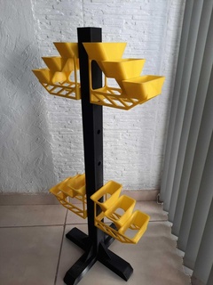 paddle display stand exhibitor padel sport 3d print model - Mito3D