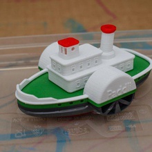 paddli simple de la bañera del barco juego juguete accesorios los barcos paseo en canoa nsfw niños flotadores bathtubboat 3d print model - Mito3D