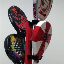 padel racquet wall holder 3d print model - Mito3D