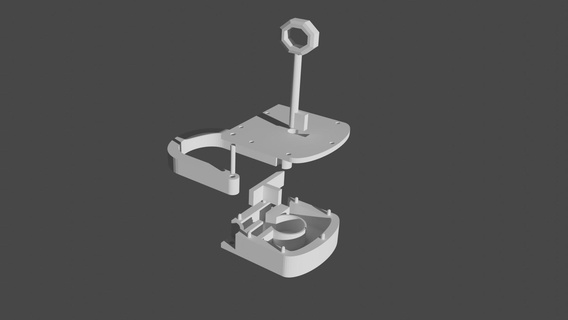 padlock key useful closing treasure pirate small simple easy close lock latch insurance 3d print model - Mito3D