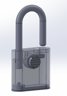 padlock piloop-pip-poop cadena cadenas free lock locker object pad tools 3d print model - Mito3D