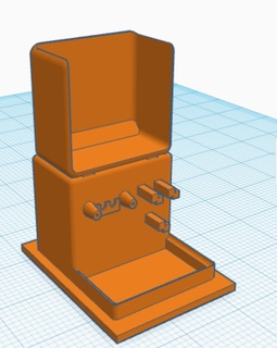 piédestal transformateur 3d print model - Mito3D