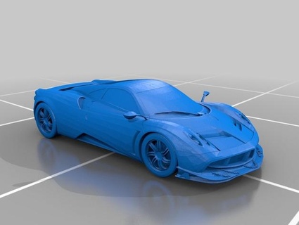 pagani Huayra jogos carros afinação detalhe só 3d print model - Mito3D