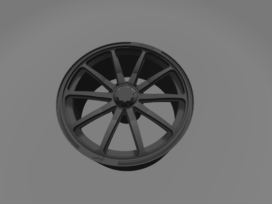 pagani huayra wheels game fujimi 1-24 modelo kit 3d print model - Mito3D