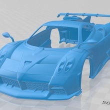 pagani imola 2021 imprimível corpo carro 3d print model - Mito3D