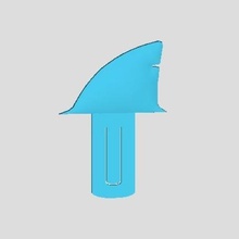 pagina segnalibro casa shark brand page 3d print model - Mito3D