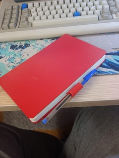 page marker pen holder ruler notebook bookmark multitool 3d print model - Mito3D