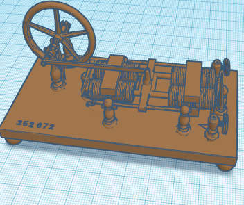 Seite Motor Architektur alt Rad Smithsonian Basteln Autos LKW cool Modell rand12 3d print model - Mito3D