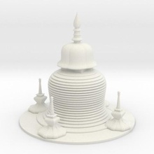 pagoda art stiff upper lip 3d print model - Mito3D