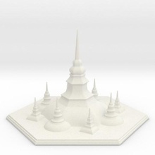 pagode a arte 3d print model - Mito3D