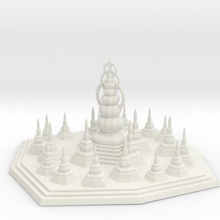 pagode a arte zen temperamento 3d print model - Mito3D