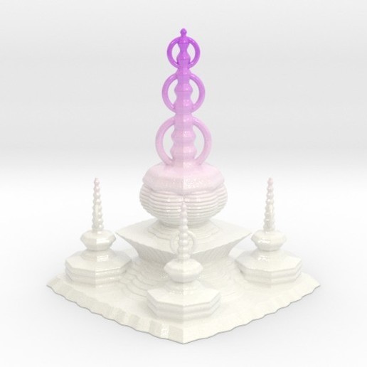 pagode a arte temperamento 3D print model - Mito3D