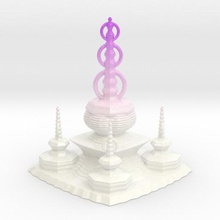 pagoda art el temperamento 3d print model - Mito3D
