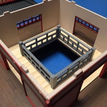 pagoda korkuluk ttcombat model mimari Japonca parmaklıklar Ölçek Onur binalar yapılar 3d print model - Mito3D