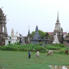 pagodes mekong lithophane art Cambodge Kamputchea lanterne pagode 2d 3d print model - Mito3D