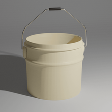 pail tool packaging plastic container cube painting bucket 3d print model - Mito3D