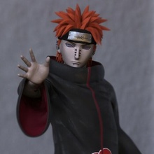 pain - 3d model naruto bleach ninja collectible anime japan toy 3d print model - Mito3D