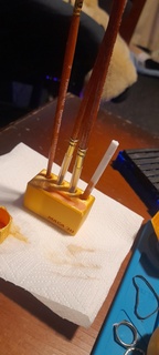 dipingere spazzola In piedi titolare supporto pennello ordinato Presto 3d print model - Mito3D