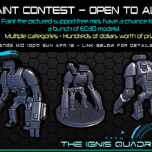 paint contest - r-cee robot 28-32mm gaming ignis quadrant game toy accessories warhammer 40k tabletop star wars legion scifi miniature 28mm 3d print model - Mito3D