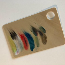 la pintura de las paletas art miniatura 3d print model - Mito3D