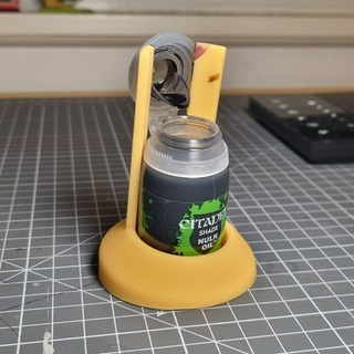 paint pot holder citadel pots anti-spill Tools 3d print model - Mito3D