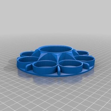 Farbe Gestell Zitadelle rotierend Kunst Werkzeuge 3d print model - Mito3D