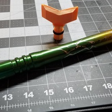 paintball clavija cubierta - de un solo anillo en o & no soporta juego se admite el enchufe tapa del barril marcador seguridad pistola marcadora 3d print model - Mito3D