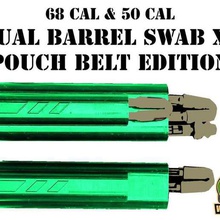 paintball barrel swab xl belt case pouch holder 68 cal 50 various sport outdoors exalt 3d print model - Mito3D