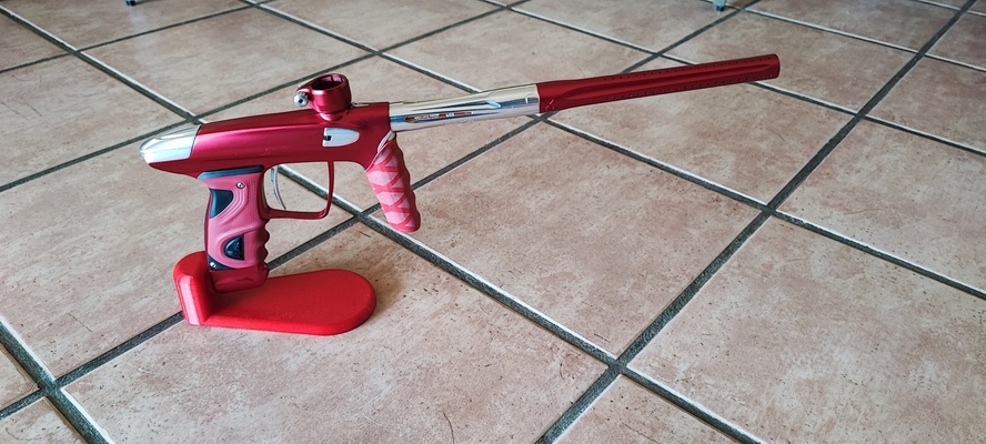 paintball pistolet supporter marqueur 3d print model - Mito3D