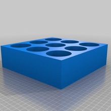 paintball vagem suporte personalizado organização 3d print model - Mito3D