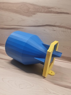 paintball pot mangeoire supporter nxl cpp fpp ballon 39 air speedball monter soutenir Manuel 3d print model - Mito3D