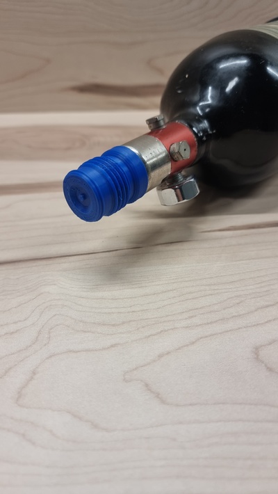 paintball presión protector réplica cubierta carcasa funda hilo sencillo bola aire nxl botella 3d print model - Mito3D