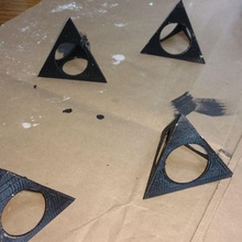 Maler Pyramide Bürste nsfw Farbe Malerei Stand Werkzeug Werkzeuge Haushalt 3d print model - Mito3D