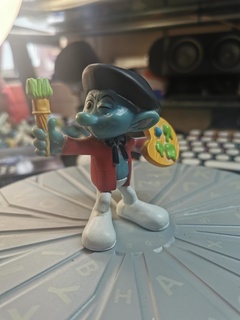 painter smurf toy 3d print model - Mito3D