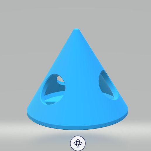 painting pyramid stands cones tool pyramids 3D print model - Mito3D