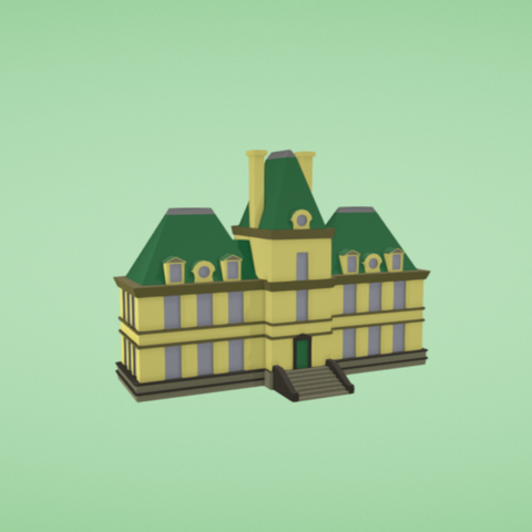 palace architecture 3D print model - Mito3D
