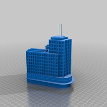 palazzo Albania edifici_strutture 3d print model - Mito3D