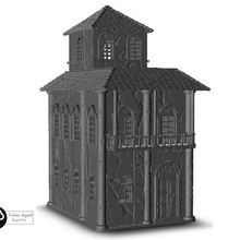 palace balcony 22 - warhammer age sigmar bolt action flames war scenery terrain wargame modern architecture house thumbnails building figures game land dungeon fantasy games accessories 3d print model - Mito3D