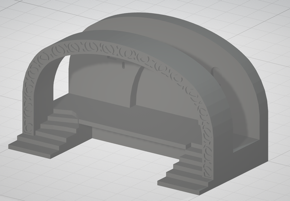 palacio jabba 6 trono estrella guerras 3d print model - Mito3D