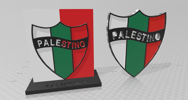 palestine trophy 3d print model - Mito3D