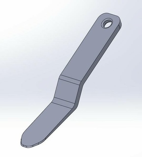 paleta faca janela tingimento ferramenta mão faça automotivo 3d print model - Mito3D