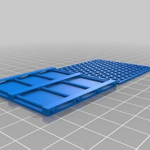 pallet metal hex mesh - 50 mm grid objective terrain toy_game_accessories 3d print model - Mito3D
