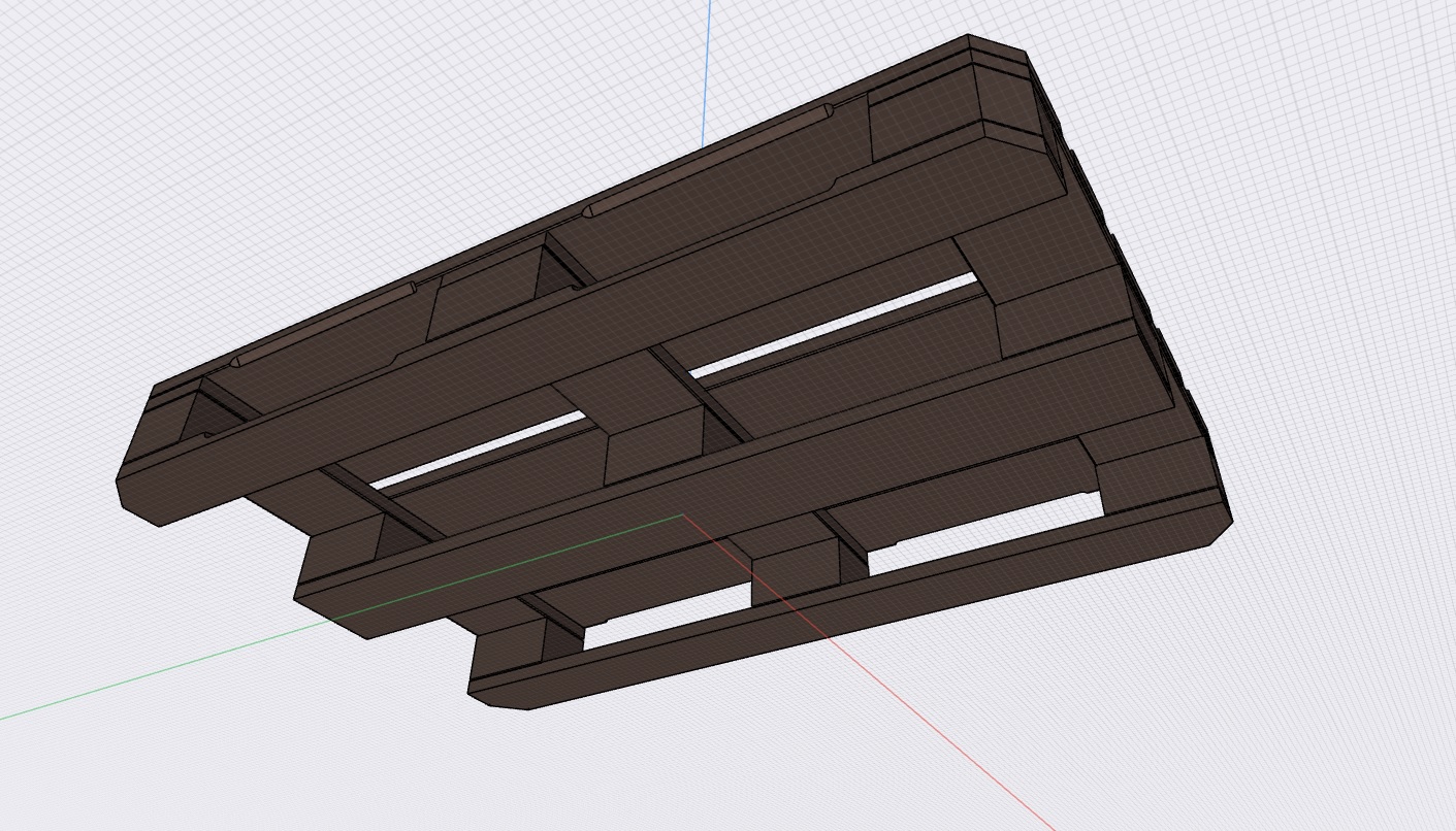 pallet paleta 1 3D print model - Mito3D