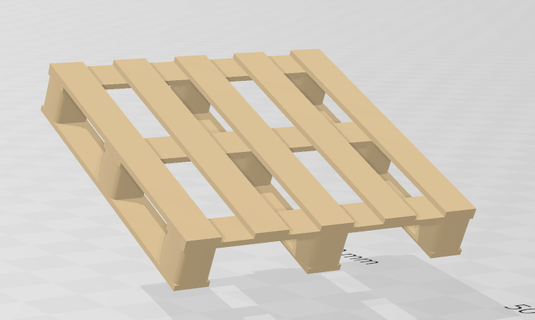 Paletten Konstruktion Modelle Möbel 3d print model - Mito3D