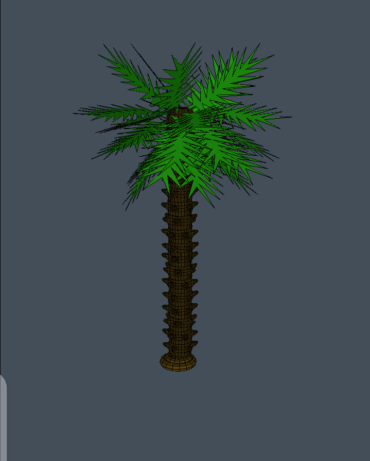 palm 3D print model - Mito3D