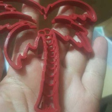 palm tree cookie cutter home 3d print model - Mito3D