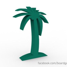 palmeira meeple token de jogos tabuleiro jogo boardgame acessórios palm árvore brinquedo 3d print model - Mito3D