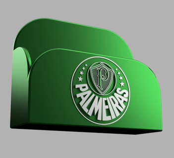 palmeiras wall mounted support remote control palemiras tv 3d print model - Mito3D