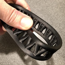 palmiga Armband-ring-Kollektion Schmuck Armbänder flexibel flexibles filament innovation rubber3dprinting thomas palm 3d print model - Mito3D