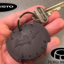 palmiga caresto arkham auto volante cap keychain token vari 3d print model - Mito3D